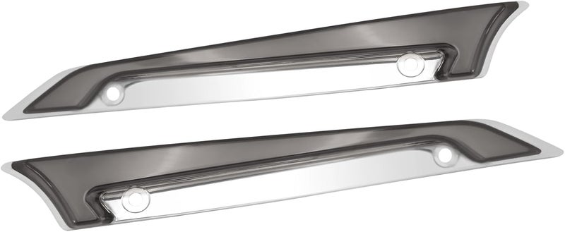 CARGLETRUE Motorcycle Windshield Trim LED Lights Windscreen Fairing Turn Signa Lamps Fit for Harley Touring Road Glide FLTRXS FLTRK FLTRX 2015-2024, Windshield LED Fit for Road Glide FLTRX 2015-up Chrome - Image 2